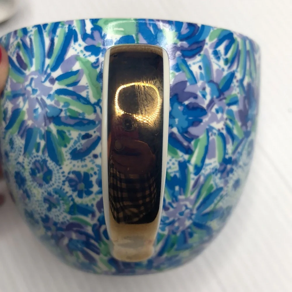 Lilly Pulitzer Pair of Colorful 12oz Mugs - Picture 9 of 9